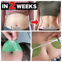 miếng dán tan mỡ bụng giảm mỡ bụng miếng dán giảm cân miếng dán bụng slim patch loại bỏ độc tố khỏi