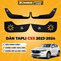 Miếng dán tapli cửa ô tô MAZDA CX5 2018-2024 loại 1 TAMEXE chống trầy xước tappi, chất liệu Carbon Air Fiber BH 2 năm