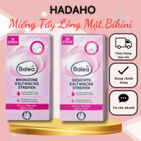 Miếng dán tẩy lông Bale dùng cho cơ thể, Ria mép, Wax ria mép Balea-Nội địa Đức