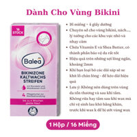 Miếng dán tẩy lông Balea dùng cho cơ thể, Ria mép,VEET Wax trips body, Wax ria mép Balea-Hàng Đức