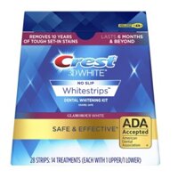 Miếng Dán Tẩy Trắng Răng Crest 3D White No Slip Whitestrips Lasts 6 Months & Beyond - USA Chính Hãng