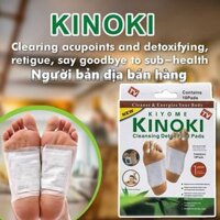 MIẾNG DÁN THẢI ĐỘC CHÂN NHẬT BẢN KINOKI DETOX FOOT PATCH GIÚP NGỦ NGON GIẢM NHỨC MỎI THẢI ĐỘC CHÂN THANH LỌC CƠ THỂ