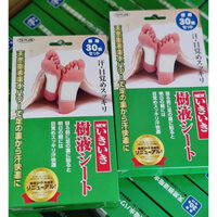 Miếng dán THẢI ĐỘC CHÂN Nhật Bản Kenko To Plan 30 miếng đào thải các độc tố ra khỏi cơ thể qua lòng bàn chân .
