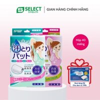 Miếng Dán Thấm Mồ Hôi Nách S Select Nhật Bản (Hộp 40 Miếng)