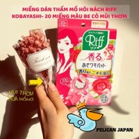 MIẾNG DÁN THẤM MỒ HÔI NÁCH RIFF KOBAYASHI- 20 MIẾNG MÀU BE CÓ MÙI THƠM
