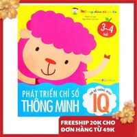 Miếng Dán Thần Kì - Phát Triển Chỉ số Thông Minh IQ 3-4 Tuổi (Đông A)