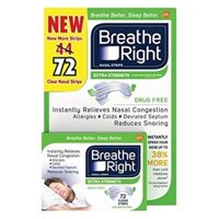Miếng Dán Thông Mũi Giảm Chứng Ngủ Ngáy Breathe Right, Đỏ