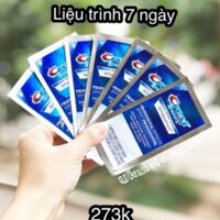 Miếng dán trắng răng ❤ FREESHIP (7 Gói-14 Miếng)  ❤ Liệu Trình 7 Ngày - 7 gói dán trắng răng crest , miếng dáncrest