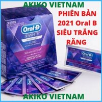 Miếng dán trắng răng ❤ FREESHIP ❤ Miếng dán răng 3D White Luxe Advanced oral b - oral b (Có bill ha