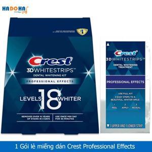 Miếng dán trắng răng Crest 3D White Professional Effects