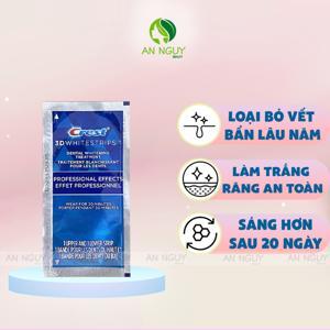 Miếng dán trắng răng Crest 3D White Professional Effects
