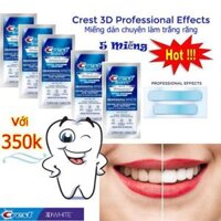 Miếng dán trắng răng Crest 3D White Professional  Effects