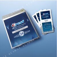 Miếng dán trắng răng Crest 3D White Supreme FlexFit (Bright) - Độ làm trắng răng cao dành cho răng chắc khoẻ