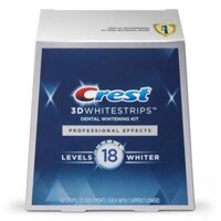 Miếng Dán Trắng Răng Crest 3D Whitestrips Professional Effects Teeth Whitening Kit Level 18 40 Miếng