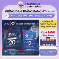 Miếng dán trắng răng Crest 3D White Professional Effects chính hãng