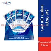 Miếng dán trắng răng Crest 3D White Professional Effects - Mỹ