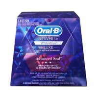 Miếng dán trắng răng Oral B 3D White Luxe Advanced Seal White Strips