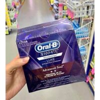 Miếng dán trắng răng Oral-B 3D White Luxe Advance Seal 14 miếng
