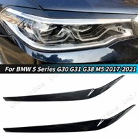 Miếng Dán Trang Trí Đèn Pha Xe Hơi bmw 5 series g30 g31 g38 f90 m5 525i 530i 540i 2017-2021