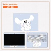 Miếng dán trang trí laptop họa tiết hoạt hình dễ thương cho HP 440-G714-DKENVY 15-BP15S-FQ15S-EQ14-CE14S-DK14S - WK-027, WK-027