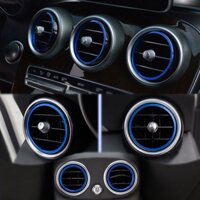 Miếng Dán Trang Trí Lỗ Thông Gió Xe Hơi Mercedes Benz C GLC Class C180 C200 GLC250 W205