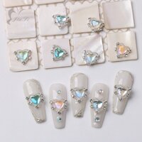 Miếng Dán Trang Trí Móng Tay Hình Mặt Trăng / Nước Đá Độc Đáo