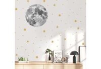 Miếng Dán Trang Trí Phòng Em Bé Lixi Baby Sticker Decal Hình Mặt Trăng