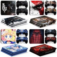 Miếng Dán Trang Trí Tay Cầm Chơi Game PS4 Pro Thiết Kế Độc Đáo Thời Trang DIY