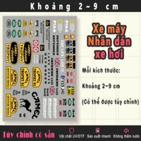 Miếng Dán Trang Trí Xe Hơi / Mô Tô Chống Tia uv / Chống Thấm Nước Hình Công Viên Kỷ Jura