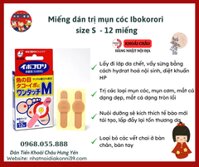 Miếng dán trị mụn cóc Ibokorori size S 12 miếng