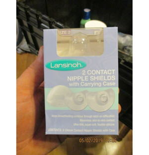 Miếng dán trợ ti Lansinoh 24mm (2 miếnghộp) - Giảm đau đầu ti