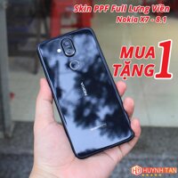 Miếng Dán Trong PPF Nokia X7 - 8.1 Tăng Cường Độ Bóng Mặt LưngMặt Trước Full Lưng + Viền (Tặng 1 Miếng Dự Phòng)