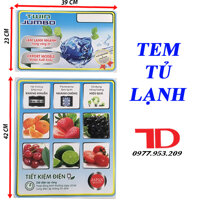 Miếng dán tủ lạnh nhiều mẫu - Mẫu 4