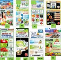 Miếng dán tủ lạnh pana