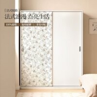 Miếng Dán Tủ Quần Áo Tự Dính Chống Thấm Nước Chống Ẩm Tủ Quần Áo Cửa Eo Dán Bao Xấu Xí Tân Trang Phim Đổi Màu Nội Thất Cũ Miếng Dán Cửa Cũ FX01