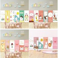 Miếng dán tường 3d hoạt hình trang trí đầu giường phòng ngủ chống va chạm an toàn cho bé