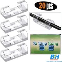 Miếng Dán Tường Móc Dây Điện 10mm Bịch 20 Cái TK128 (11*28mm)