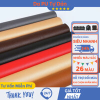 Miếng dán vải da PU cỡ lớn, da tự dính sửa ghế, nội thất 6M