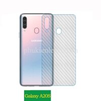 Miếng Dán Vân Carbon Chống Trầy Cho Điện Thoại SamSung Galaxy A20s