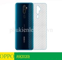 Miếng Dán VÂN Carbon Chống Trầy Cho Điện Thoại OPPO A5 2020