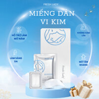 Miếng Dán Vi Kim Tinh Thể Hỗ Trợ Làm Mờ Tàn Nhang, Nám Dưỡng Trắng Da Fresh Lady