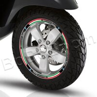 Miếng Dán Viền Bánh Xe Máy Vespa GTS250 125 SUPER 300 SPORT PRIMAVERA125 S 150 75TH SPRINT150S 12