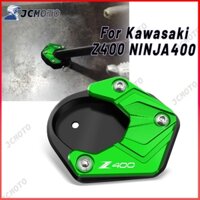 Miếng Đệm Chân Chống Mở Rộng Màu Xanh Lá Cho Kawasaki Z400 Ninja400 Z NINJA 400 2018 2019 2020 2021 2022 2023
