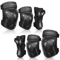 Miếng đệm đầu gối Wosawe Mo351 bảo vệ Trẻ em cho nhiều môn thể thao đạp xe trượt băng - M