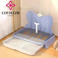 Miếng đệm đi tiểu cho chó COVIEEZB, Nhà vệ sinh cho chó có thể tháo rời có thể tái sử dụng, Tấm lót chó con bằng nhựa có thể giặt được Phòng khách