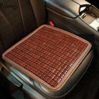 Miếng đệm ghế POKINGE, Đệm ghế tre vuông mát mẻ, Thảm ngồi đa năng 45CM Đệm ghế thoáng khí Tự động