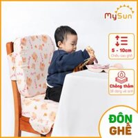 Miếng đệm lót ghế ăn dặm nệm nâng chiều cao cho bé ngồi MySun