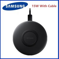Miếng đệm sạc không dây nhanh Samsung 15W chính hãng cho Galaxy S22 S21 S20 Ultra S10 S9 S8 Plus Note8 Note9 / iPhone 12 13, Qi, EP-P1100
