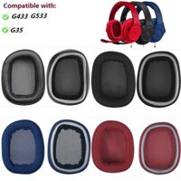 Miếng đệm tai cho Logitech G433 G533 G35 Trò chơi Tai nghe thay thế chất lượng cao Earmuff Đệm tai Gối tai