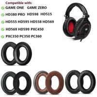 Miếng Đệm Tai Cho Trò Chơi Sennheiser one G4ME ZERO HD380 PRO HD598 HD558 PXC450 PC360 HD515 HD555 HD595 HD569 HD599 PCX350 PC350 Tai Nghe Vỏ Tai Nghe Bịt Tai Gối Tai